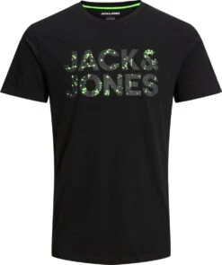 JACK&JONES JJNEON POP TEE SS CREW NECK Heren T-shirt - Maat XL