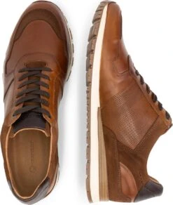 Travelin' Tamworth Herensneakers - Leren Veterschoenen - Cognac Bruin Leer - Maat 42 -Casio Verkoop 1014x1200 7
