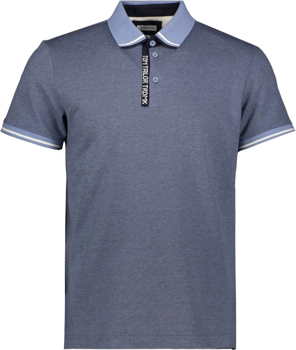 TOM TAILOR Decorated Two Tone Polo Heren Poloshirt - Maat 3XL 3 TOM TAILOR Decorated Two Tone Polo Heren Poloshirt - Maat 3XL