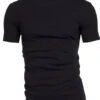 Garage 301 - Semi Bodyfit T-shirt Ronde Hals Korte Mouw Zwart L 100% Katoen 1x1 Rib -Casio Verkoop 1022x1200 3