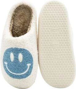 JAXY Smiley Slippers - Smiley Pantoffels - Pantoffels - Smiley Sloffen - Pantoffels Dames En Heren - Sloffen - Sloffen Dames En Heren - Maat 39-40 - Blauw -Casio Verkoop 1030x1200 4