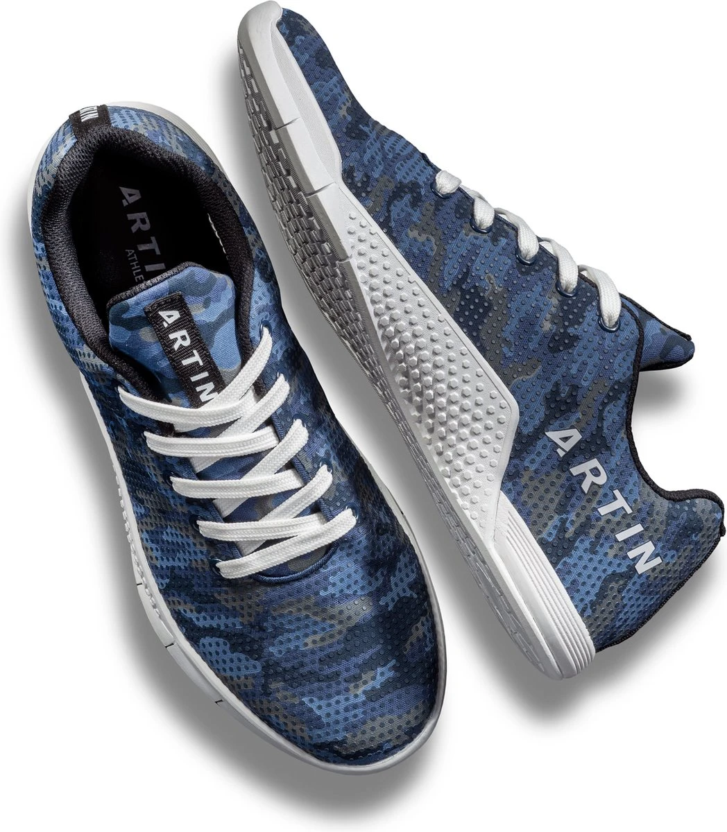 Fitness Schoen – Artin Athletics – Sportschool – Bodybuilding – Platte Zool – Veel Grip – Veel Stabiliteit – Blauw – Maat 46 5 Fitness Schoen – Artin Athletics – Sportschool – Bodybuilding – Platte Zool – Veel Grip – Veel Stabiliteit – Blauw – Maat 46 - Afbeelding 3