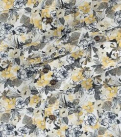 VENTI Body Fit Overhemd - Popeline - Geel Dessin - Strijkvriendelijk - Boordmaat: 41 -Casio Verkoop 1054x1200 7