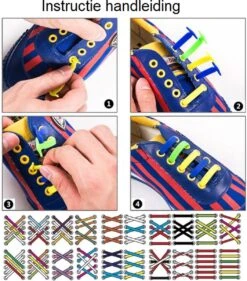 Witte Platte Elastische Veters | Veters Zonder Strikken | 16 Stuks -Casio Verkoop 1056x1200 3