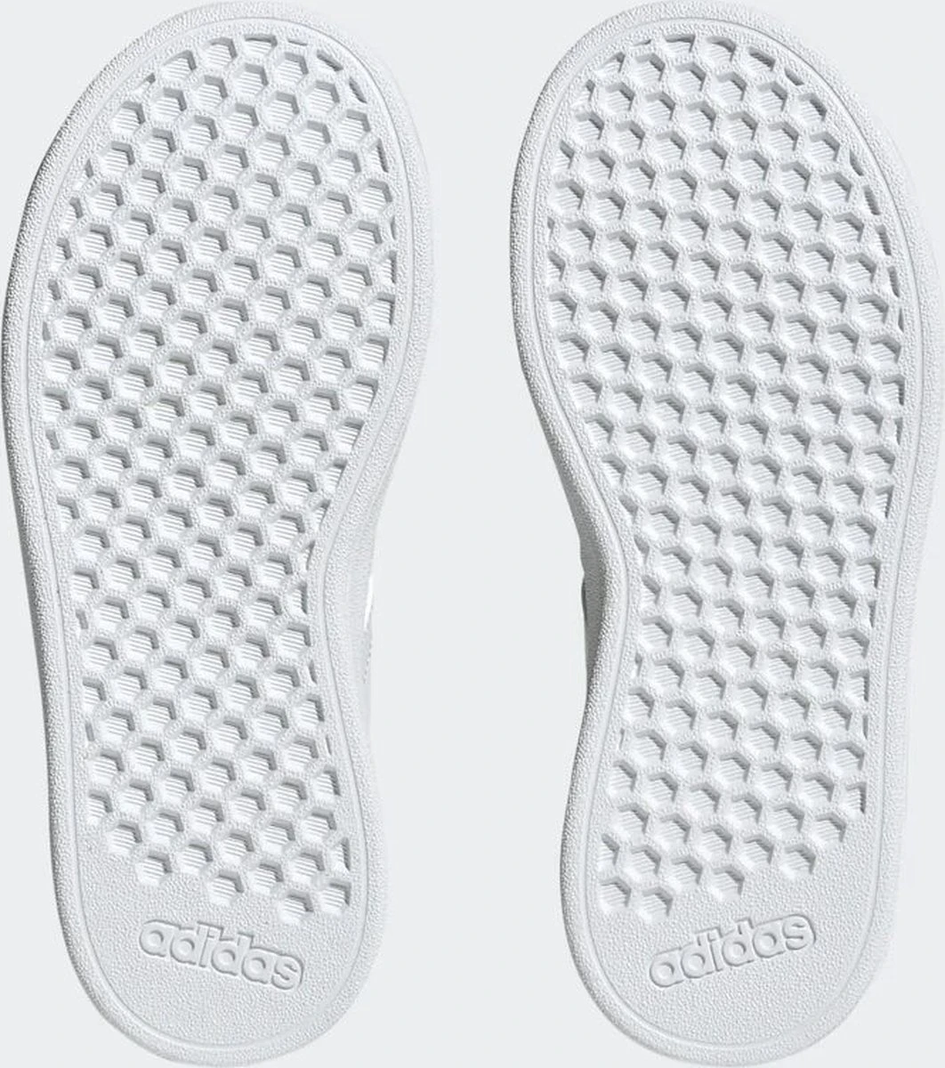 Adidas Kinderen Grand Court 2.0 K Wit/Wit WIT 39 5 Adidas Kinderen Grand Court 2.0 K Wit/Wit WIT 39 - Afbeelding 3