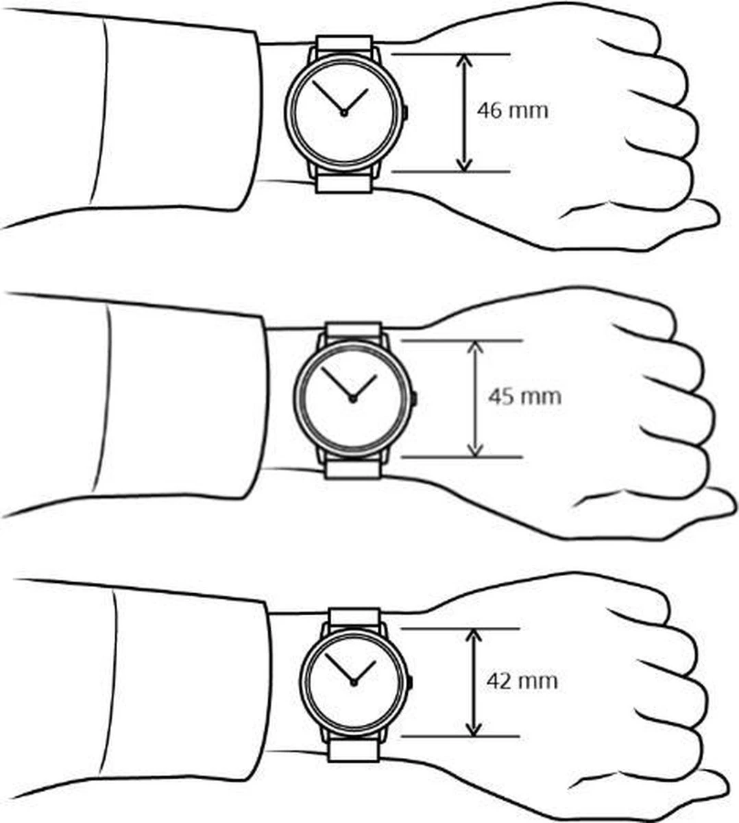 Armani Exchange Hampton AX2104 Herenhorloge 46 Mm - Zwart 6 Armani Exchange Hampton AX2104 Herenhorloge 46 Mm - Zwart - Afbeelding 4