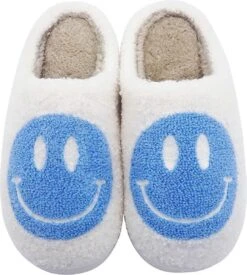 JAXY Smiley Slippers - Smiley Pantoffels - Pantoffels - Smiley Sloffen - Pantoffels Dames En Heren - Sloffen - Sloffen Dames En Heren - Maat 39-40 - Blauw -Casio Verkoop 1078x1200 4