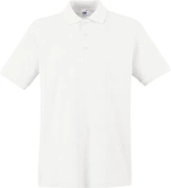 Fruit Of The Loom Premium Polo Shirt Wit L