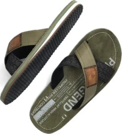 PME Legend Haig Slippers - Heren - Khaki - Maat 46 -Casio Verkoop 1093x1200 4