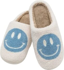 JAXY Smiley Slippers - Smiley Pantoffels - Pantoffels - Smiley Sloffen - Pantoffels Dames En Heren - Sloffen - Sloffen Dames En Heren - Maat 39-40 - Blauw -Casio Verkoop 1104x1200 2