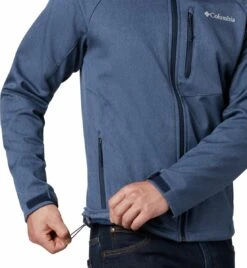 Columbia Cascade Ridge II - Softshell Jas Heren - Jassen Heren - Waterafstotend / Winddicht - Collegiate Navy Heather - Maat XXL -Casio Verkoop 1107x1200 3