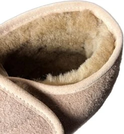 LuLu- Leren Schapenvacht Pantoffels - Sloffen Voor Dames & Heren- Ruime Instap Met Klittenband Sluiting - Stevige Harde Zool - Maat 43 -Casio Verkoop 1113x1200 6