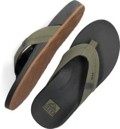 Reef Cushion Spring Heren Slippers - Grijs/Groen - Maat 42 -Casio Verkoop 1116x1200 5