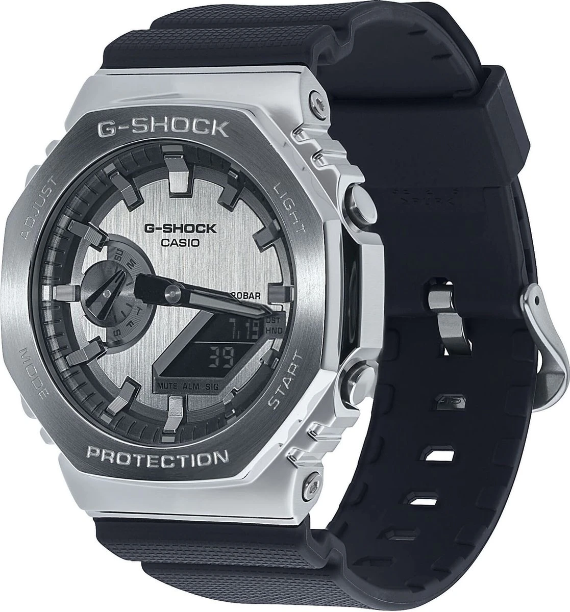 G-Shock GM-2100-1AER Classic Heren Horloge 7 G-Shock GM-2100-1AER Classic Heren Horloge - Afbeelding 5