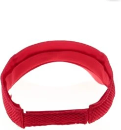 Zonneklep - Zonnepet - Zonnecap - Dames - Heren - Klittenbandsluiting - Verstelbaar - Rood -Casio Verkoop 1120x1200 2