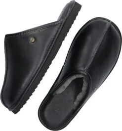 Warmbat Barron Suede Heren Pantoffels - Black - Maat 43 -Casio Verkoop 1120x1200 4