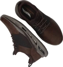 Skechers Arch Fit Orvan Sneaker - Mannen - Bruin/Cognac - Maat 43 -Casio Verkoop 1126x1200 4