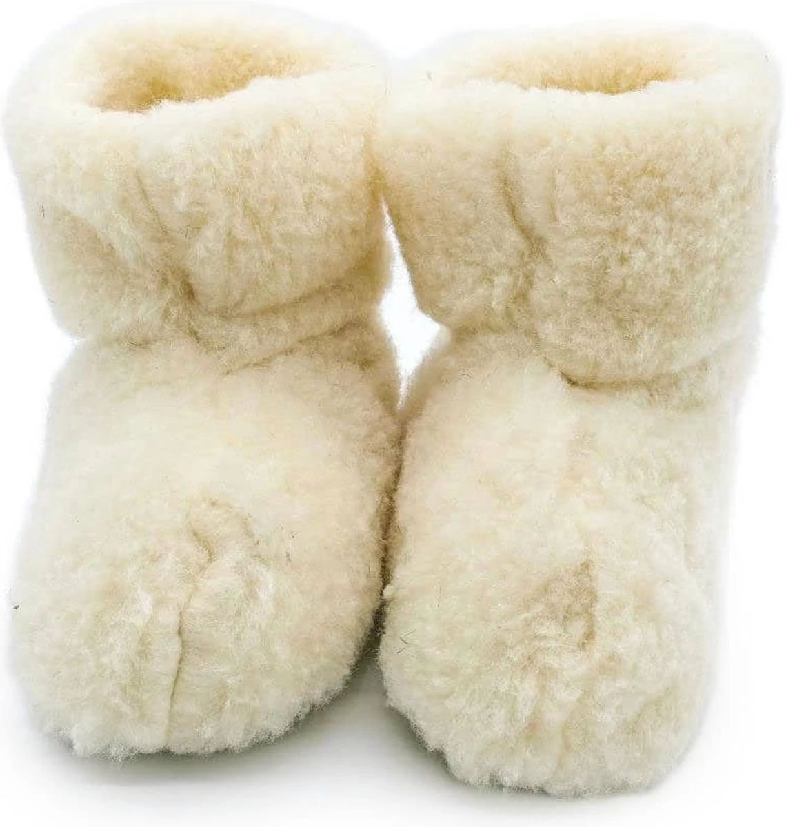 Merino Wollen Sloffen - Dames / Heren - Antislip - Maat 36 / 37 - Wit 6 Merino Wollen Sloffen - Dames / Heren - Antislip - Maat 36 / 37 - Wit - Afbeelding 4