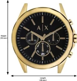 Armani Exchange AX2611 Herenhorloge 44 Mm - Goudkleurig -Casio Verkoop 1141x1200
