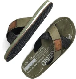 PME Legend Haig Slippers - Heren - Khaki - Maat 46 -Casio Verkoop 1149x1200 10