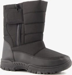 Gevoerde Heren Snowboots - Zwart - Maat 44 - Moonboots