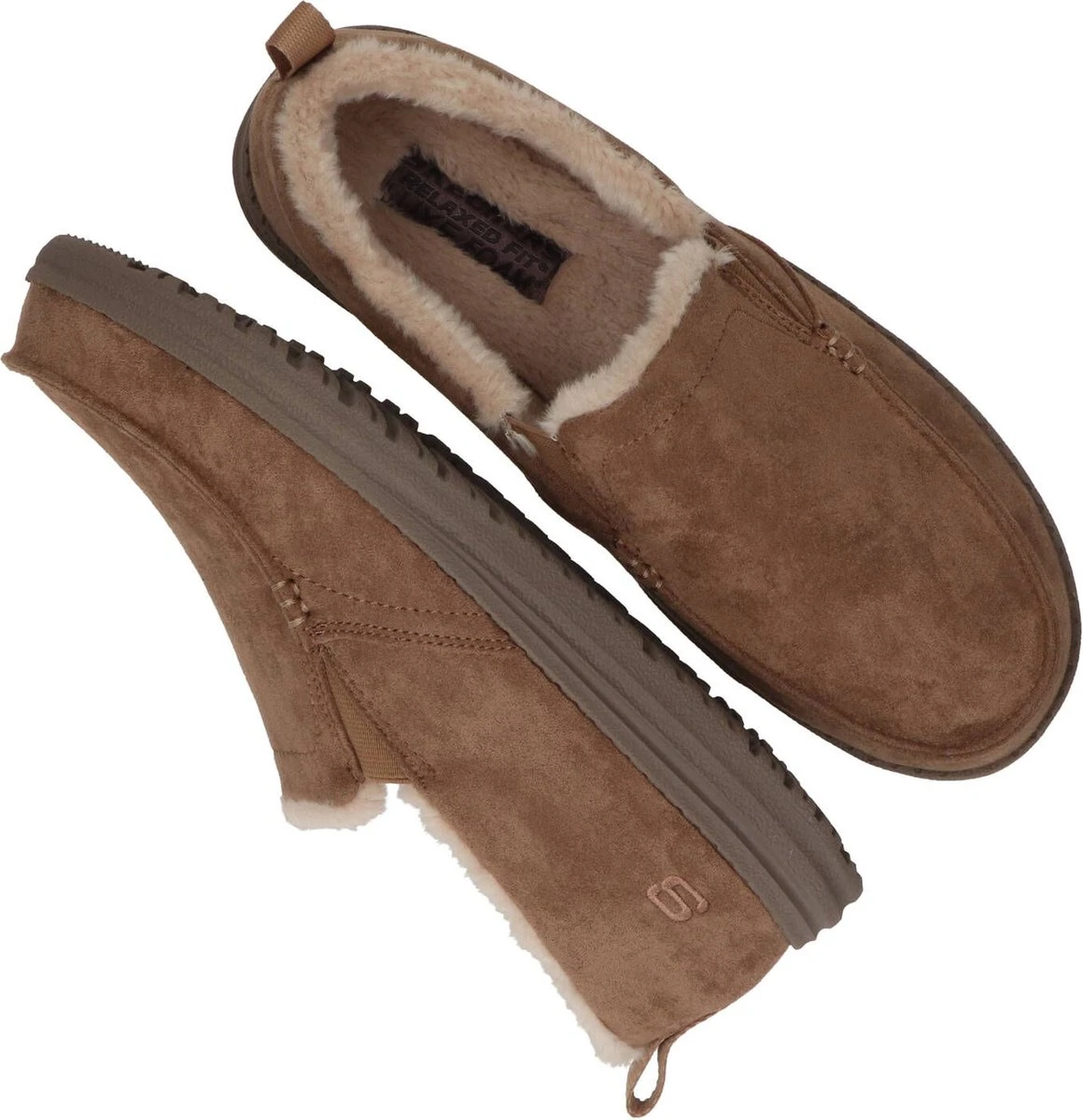 Skechers Melson Heren Pantoffel - Cognac - Maat 44 13 Skechers Melson Heren Pantoffel - Cognac - Maat 44 - Afbeelding 11