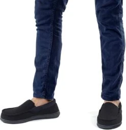 Pantoffels Heren - Sloffen - Mocassins - Zwart - Anti-slip - Maat 44/45 - Comfeet -Casio Verkoop 1162x1200 2