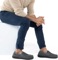 Pantoffels Heren - Sloffen - Mocassins - Grijs - Anti-slip - Maat 44/45 - Comfeet -Casio Verkoop 1162x1200 4