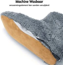Elektrische Sloffen - USB Verwarmd - Grijs - Maat One Size Maat 35 Tot 43 - Wasbaar - Warme Voeten - Pantoffels - 27 X 15 Cm -Casio Verkoop 1170x1200 1