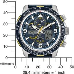 Citizen Promaster Skyhawk A-T JY8078-01L Horloge - Leer - Blauw - Ø 46 Mm -Casio Verkoop 1193x1200 1