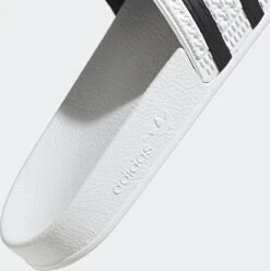 Adidas Adilette Heren Slippers - White/Core Black/White - Maat 44.5 -Casio Verkoop 1194x1200 9