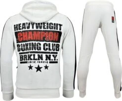 Exclusieve Heren Joggingpak - Iron Mike Tyson Boxing - Wit -Casio Verkoop 1200x1000 3