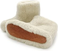 Texelse Wollen Sloffen Leren Onderzool. Wit - 39 / 40 -Casio Verkoop 1200x1059 3