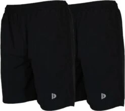 2-Pack Donnay Sportshort - Korte Broek - Sportbroek - Maat L - Mannen - Zwart