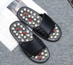 Massage Slippers Unisex Maat (40-41) - Voet Massage/Foot Massage - Acupunctuur Slipper - Gezondheidsslipper Dames/Heren - Acupunctuur - Zwart - BestMen® -Casio Verkoop 1200x1070 3