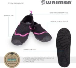 Waimea Aquaschoenen - Wave Rider - Zwart/Roze - 40 -Casio Verkoop 1200x1080 2