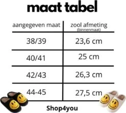 Merkloos Sloffen - Pantoffels Heren - Pantoffels Dames - Dames Sloffen - Heren Sloffen - Pantoffels - Smiley Sloffen - Smiley Pantoffels - Maat 38/39 -Casio Verkoop 1200x1080 5