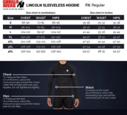 Gorilla Wear Lincoln Mouwloze Hoodie - Zwart - XL -Casio Verkoop 1200x1093 2