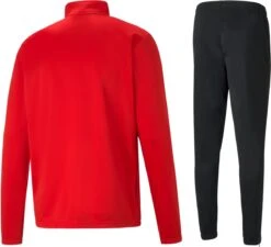 Puma Teamrise Trainingspak - Maat L - Mannen - Rood/zwart -Casio Verkoop 1200x1093