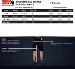 Gorilla Wear Augustine Old School Trainingsbroek - Zwart - L/XL -Casio Verkoop 1200x1093 4