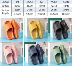 Geweo - Slippers Heren Dames - EVA Badslippers Unisex - Verdikte - Lichtgewicht - Super Zacht Aan Je Voeten - Anti-Slip En Stevig Voetbed - Anti-lawaai - Geel - Maat 38/39 -Casio Verkoop 1200x1097 4
