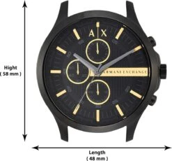 Armani Exchange Hampton AX2164 Herenhorloge 46 Mm - Zwart 35 Armani Exchange Hampton AX2164 Herenhorloge 46 Mm - Zwart -Casio Verkoop 1200x1115 2