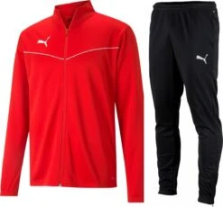 Puma Teamrise Trainingspak - Maat L - Mannen - Rood/zwart -Casio Verkoop 1200x1115 6