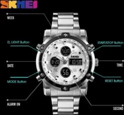 Horloges Voor Mannen - Mat Zwart Roestvrijstaal Design - Heren Horloge - Waterdicht - Cadeau -Casio Verkoop 1200x1118