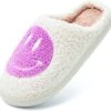 JAXY Smiley Slippers - Smiley Pantoffels - Pantoffels - Smiley Sloffen - Pantoffels Dames En Heren - Sloffen - Sloffen Dames En Heren - Maat 40-41 - Paars -Casio Verkoop 1200x1158 3