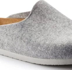 Birkenstock Amsterdam Light Gray Narrow VEG Felt Wooly Home Unisex Pantoffels - Lichtgrijs - Maat 40 -Casio Verkoop 1200x1165 4