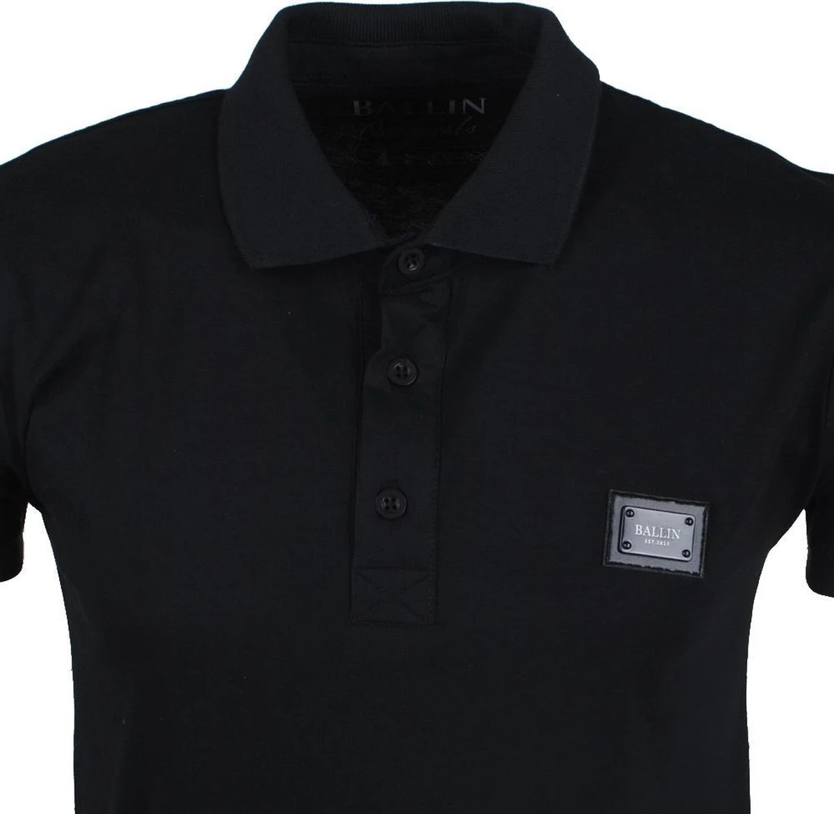 Ballin - Heren Polo - EST 2013 - Zwart 5 Ballin - Heren Polo - EST 2013 - Zwart - Afbeelding 3