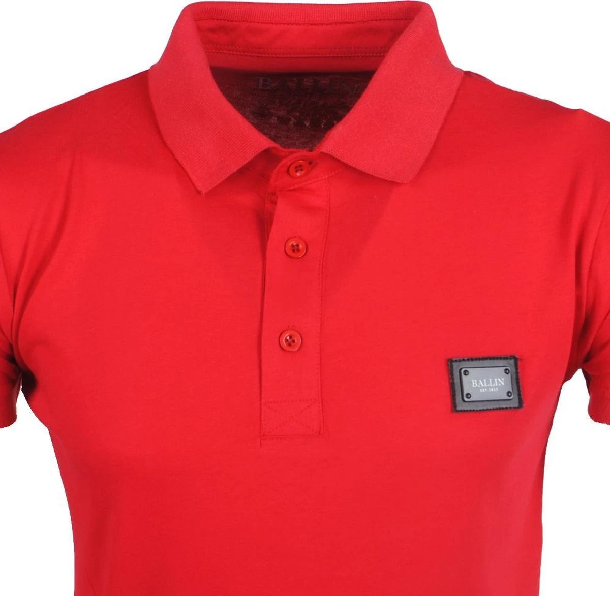 Ballin - Heren Polo - EST 2013 - Rood 5 Ballin - Heren Polo - EST 2013 - Rood - Afbeelding 3