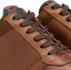 Travelin' Tamworth Herensneakers - Leren Veterschoenen - Cognac Bruin Leer - Maat 42 -Casio Verkoop 1200x1175 3