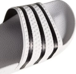 Adidas Adilette Heren Slippers - White/Core Black/White - Maat 44.5 -Casio Verkoop 1200x1176 5